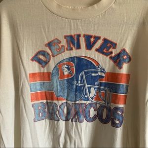 Vintage Denver broncos long sleeved shirt Trench brand